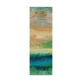 Trademark Fine Art Hilary Winfield 'Up With The Sun Orange Green' Canvas Art, 16x47 ALI23087-C1647GG